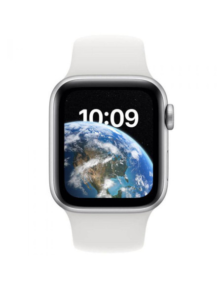 Apple Watch SE2 Cellular 40mm Silver Aluminium Case with White