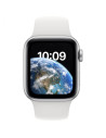 Apple Watch SE2 Cellular 40mm Silver Aluminium Case with White