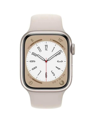 Apple Watch S8 GPS 41mm Starlight Aluminium Case with Starlight