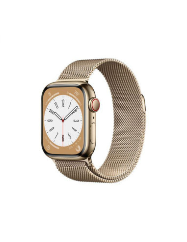 Apple Watch S8 Cellular 45mm Gold Stainless Steel Case with