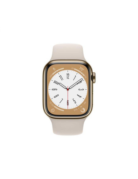 Apple Watch S8 Cellular 45mm Gold Stainless Steel Case with