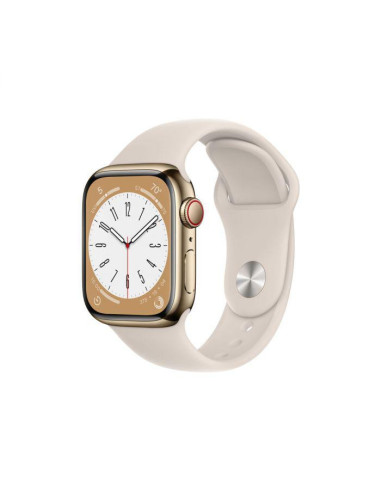 Apple Watch S8 Cellular 45mm Gold Stainless Steel Case with
