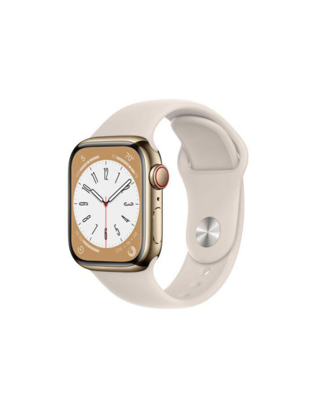 Apple Watch S8 Cellular 45mm Gold Stainless Steel Case with