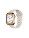 Apple Watch S8 Cellular 45mm Gold Stainless Steel Case with