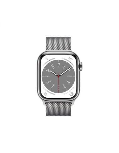 Apple Watch S8 Cellular 45mm Silver Stainless Steel Case with