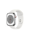 Apple Watch S8 Cellular 45mm Silver Stainless Steel Case with