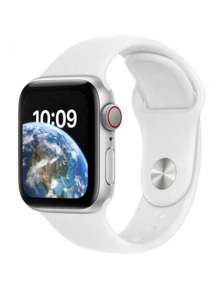 Apple Watch SE2 GPS 40mm Silver Aluminium Case with White Sport