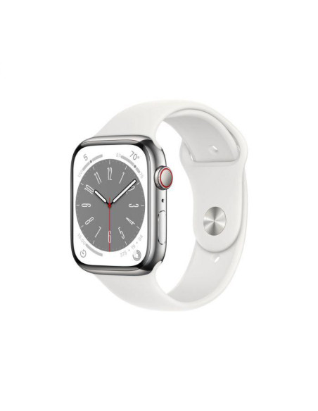 Apple Watch S8 Cellular 41mm Silver Stainless Steel Case with