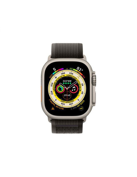 Apple Watch Ultra Cellular, 49mm Titanium Case with Black/Gray