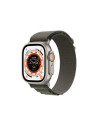 Apple Watch Ultra Cellular, 49mm Titanium Case with Green