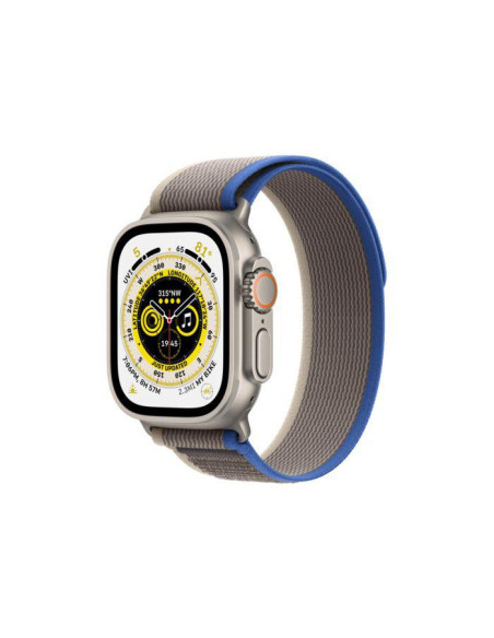 Apple Watch Ultra Cellular, 49mm Titanium Case with Blue/Gray