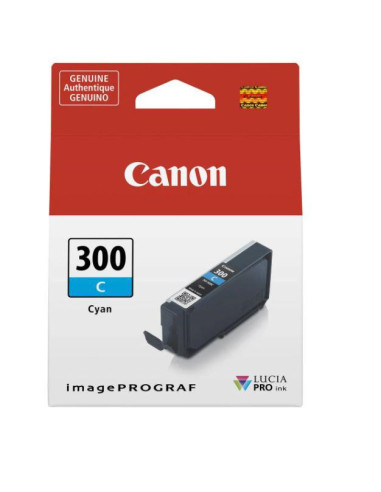 Cartus cerneala Canon PFI300C, Cyan, capacitate 14.4ml, pentru