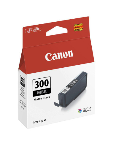 Cartus cerneala Canon PFI300MBK, Matte Black, capacitate