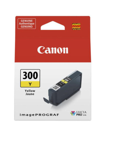 Cartus cerneala Canon PFI300Y, Yellow, capacitate 14.4ml