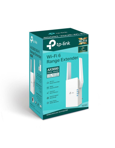 TP-link AX3000 Wi-Fi Mesh Range Extender, RE705X, 1 Port