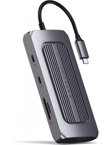 Satechi Aluminium USB-C Multiport MX Adapter (Dual 4K HDMI