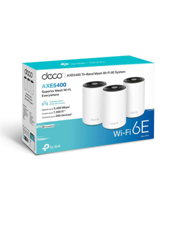 TP-Link AXE5400 home mesh Wi-Fi 6E System, Tri-Band, Deco