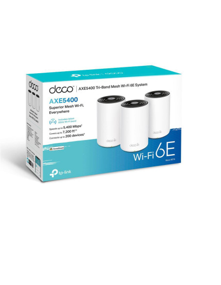 TP-Link AXE5400 home mesh Wi-Fi 6E System, Tri-Band, Deco