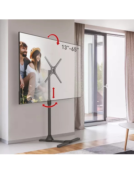 Suport TV de podea, Barkan FS310T, Reglabil, 13"-65'', VESA