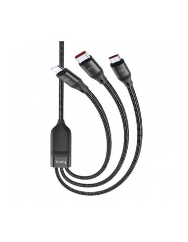 Cablu Incarcare USB la Lightning / USB Type-C / MicroUSB HOCO