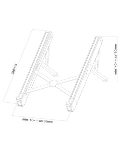 Stand racire Laptop Neomounts by Newstar,NSLS010