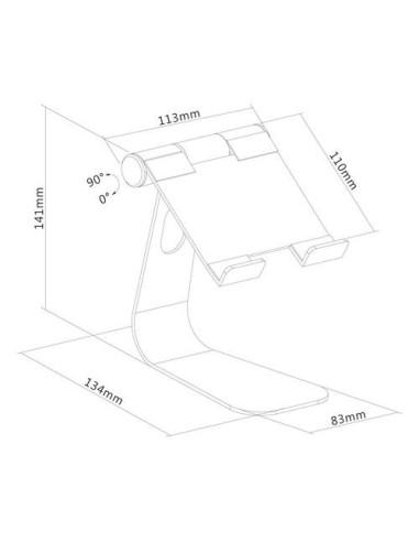 Suport Tableta de birou, Neomounts by Newstar DS15-050SL1, Fix