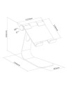 Suport Tableta de birou, Neomounts by Newstar DS15-050SL1, Fix
