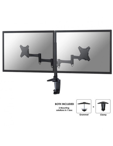 Suport Monitor de Birou Dual, Neomounts by Newstar
