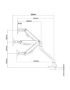 Suport Monitor de Birou, Neomounts by Newstar FPMA-D750BLACK