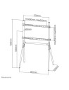 Suport TV de podea, Neomounts by Newstar Select NM-M1000WHITE