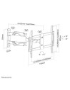 Suport TV de perete Neomounts by Newstar Select NM-W460BLACK