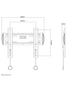 Suport TV de perete, Neomounts by Newstar NM-W120BLACK, Fix