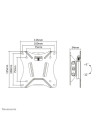 Suport TV de perete Neomounts by Newstar Select, Fix, 10-30''