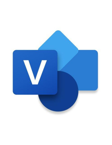 Licenta retail Microsoft Visio Standard 2021 Electronic