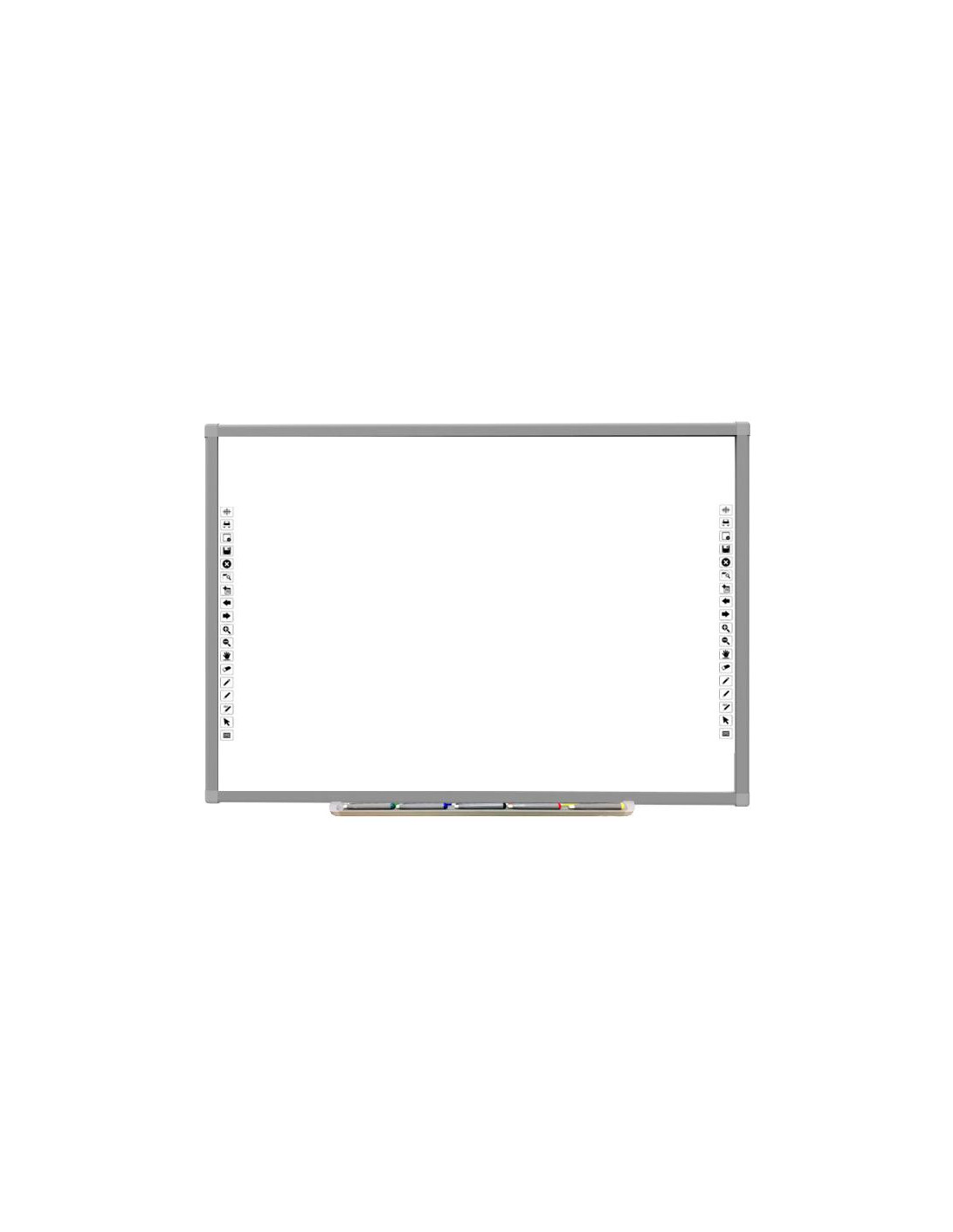 Tabla interactiva TIEUR100PEN 100", multitouch, 5 penuri interactive, soft