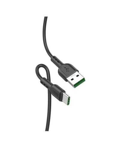 Hoco X33 Surge / Cablu date USB to Type-C, Silicon, 5A