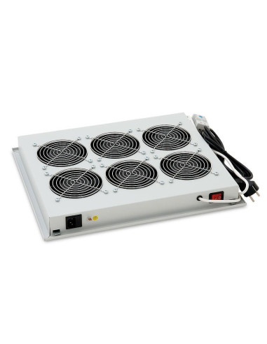 Panou ventilatie Triton pentru rack de podea 19, 6 ventilatoare