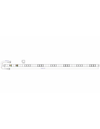 Bachmann IT PDU 18x prize Schuko 2xUeSS 2xStrom 2,0m,BM-333.811