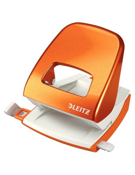 Perforator 30 Coli Model 5008 Metalizat Leitz Portocaliu Perforator 30 Coli Model 5008 Metalizat Leitz Portocaliu