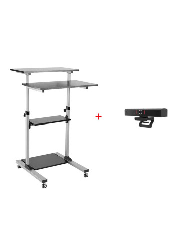 Pachet cu Stand mobil (Workstation) ajustabil pentru