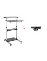 Pachet cu Stand mobil (Workstation) ajustabil pentru