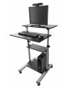 Pachet cu Stand mobil (Workstation) ajustabil pentru