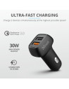 Incarcator rapid pentru masina Trust Qmax 30W Ultra-Fast Dual