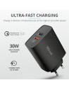 Incarcator rapid pentru perete Qmax 30W Ultra-Fast Dual USB