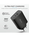 Incarcator rapid pentru perete QMAX USB C+A WALL CHARGER