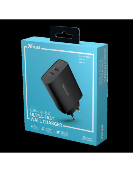 Incarcator rapid pentru perete QMAX USB C+A WALL CHARGER