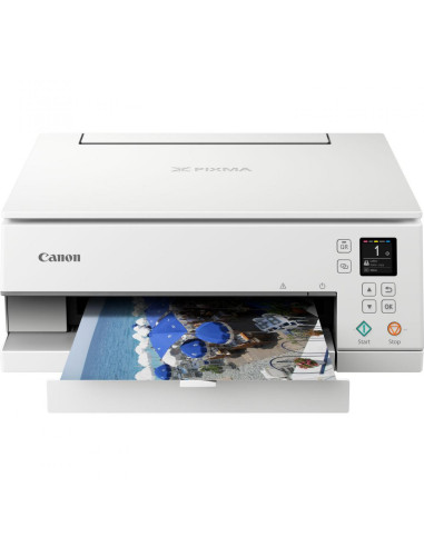 Multifunctional inkjet color Canon Pixma TS6350 White