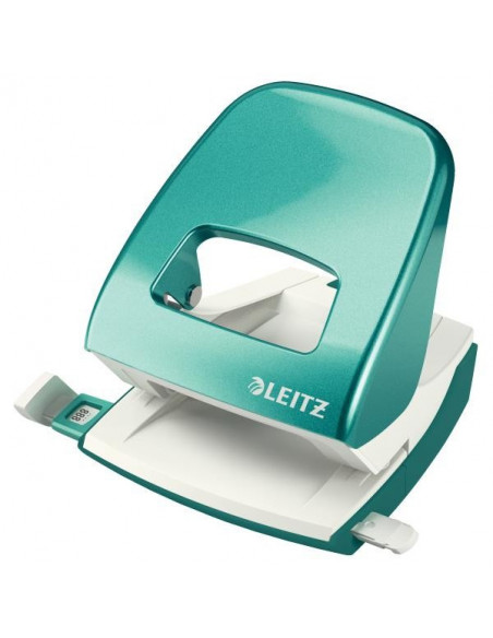 Perforator 30 Coli Model 5008 Metalizat Leitz Turquoise Perforator 30 Coli Model 5008 Metalizat Leitz Turquoise