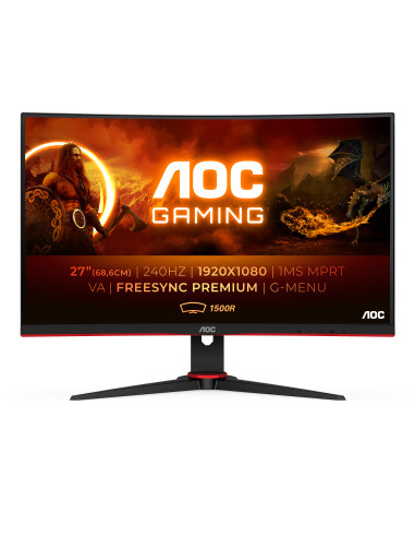 Monitor LED C27G2ZE BK, 27inch, FHD VA, 0.55ms, 240Hz,