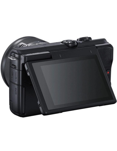 Camera foto mirrorless Canon EOS M200 dublu kit EF-M 15-45mm